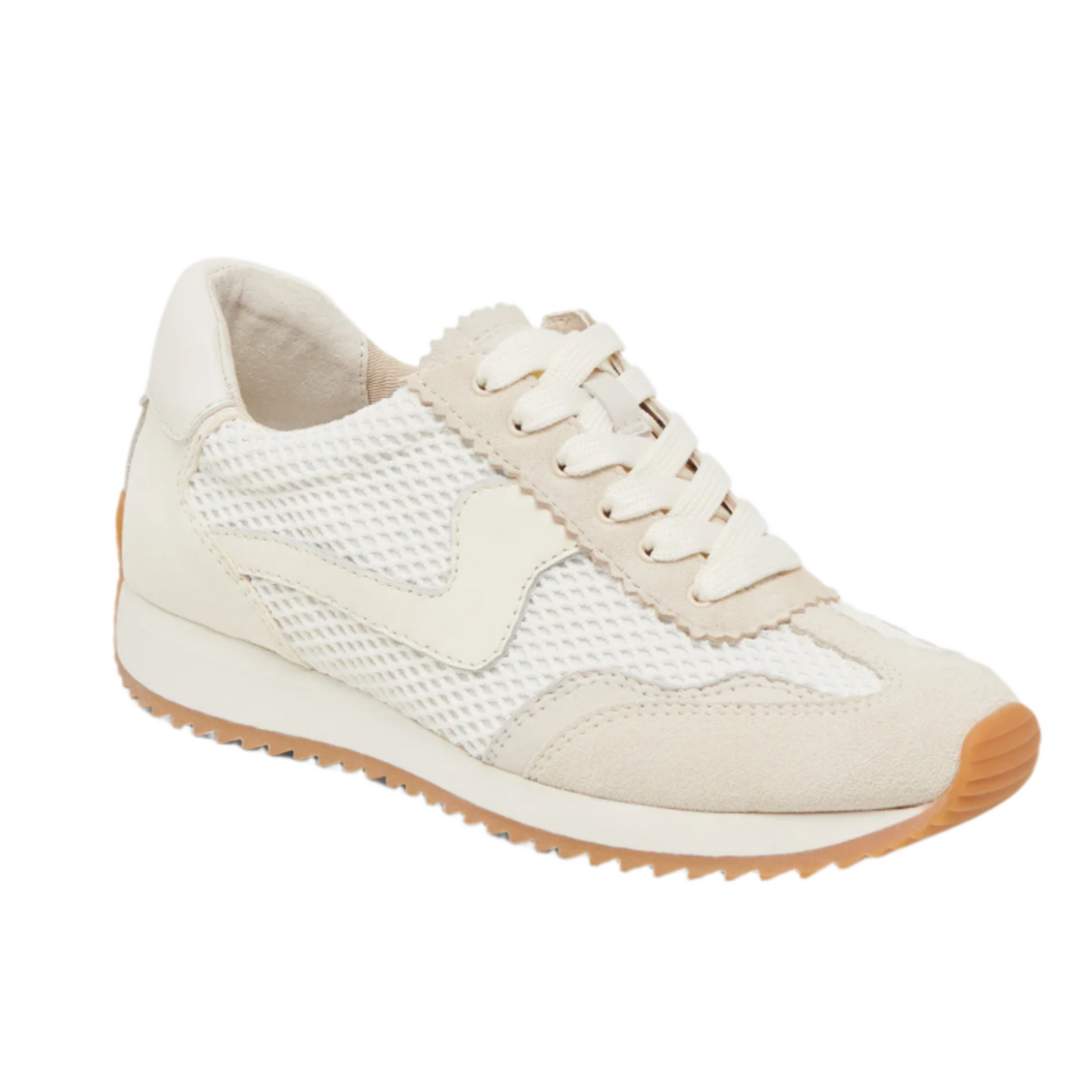 Dolce Vita White Woven Mesh Sneaker
