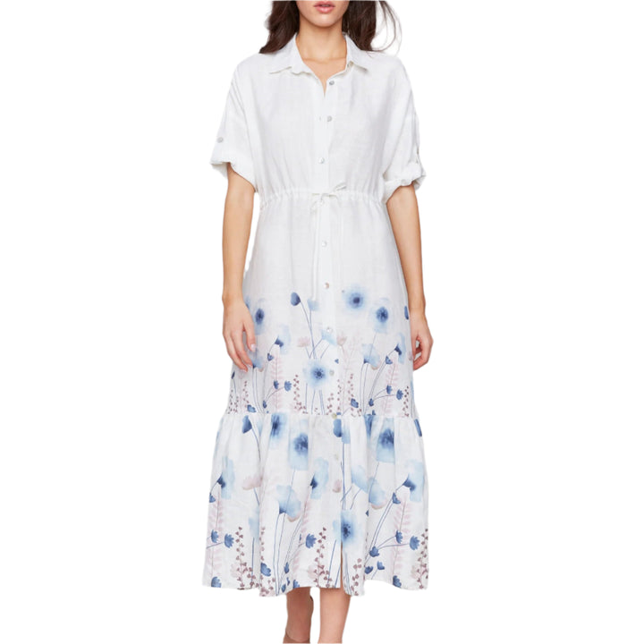 Charlie B Fields Button Front Maxi Dress