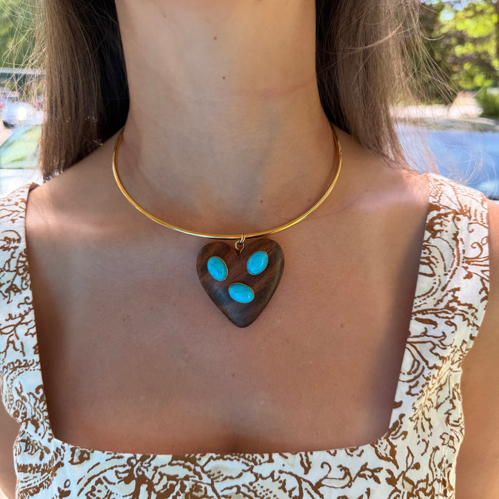 Knotty Bling Koa Necklace