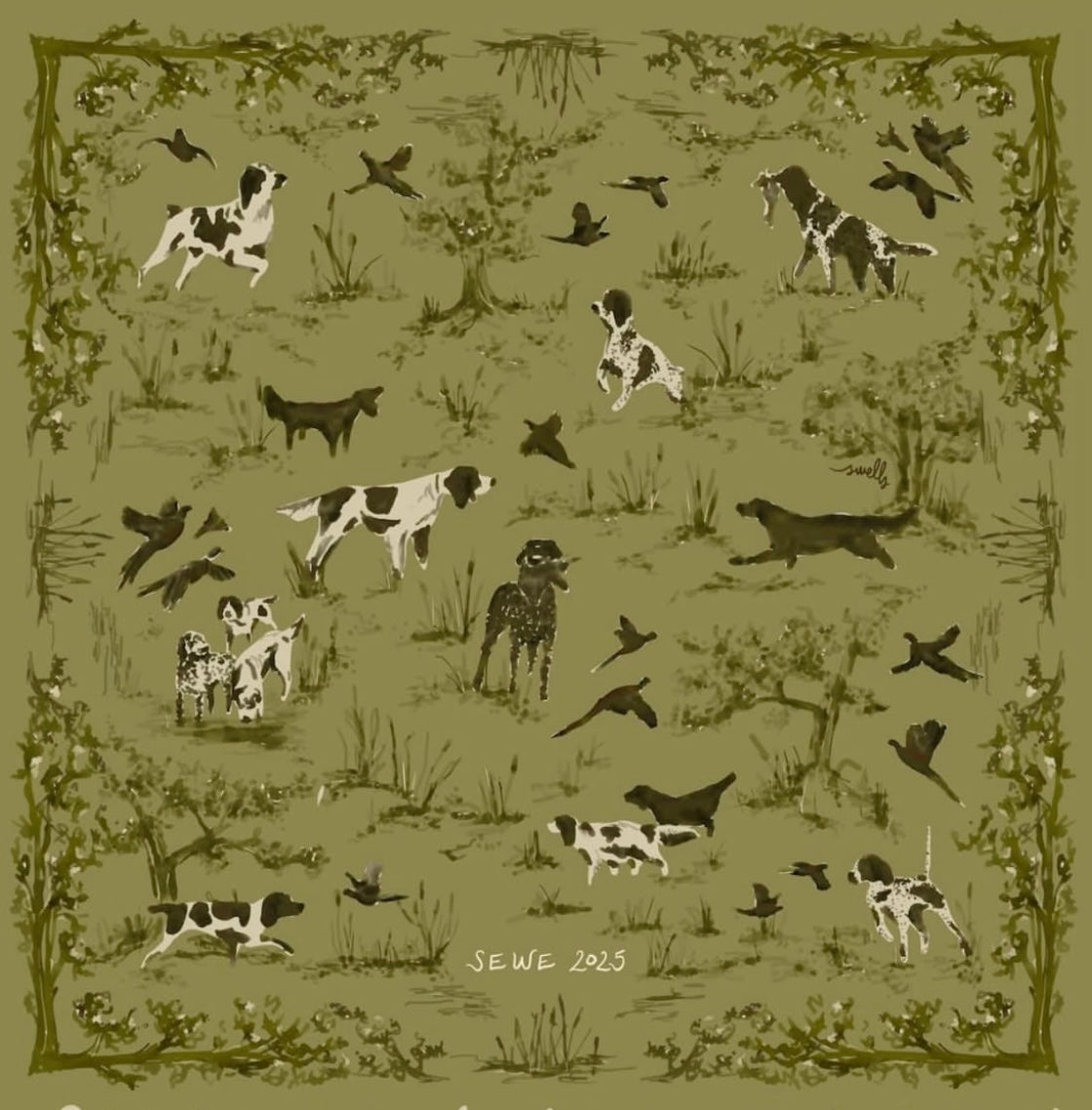 Swells Bird Dog Scarf