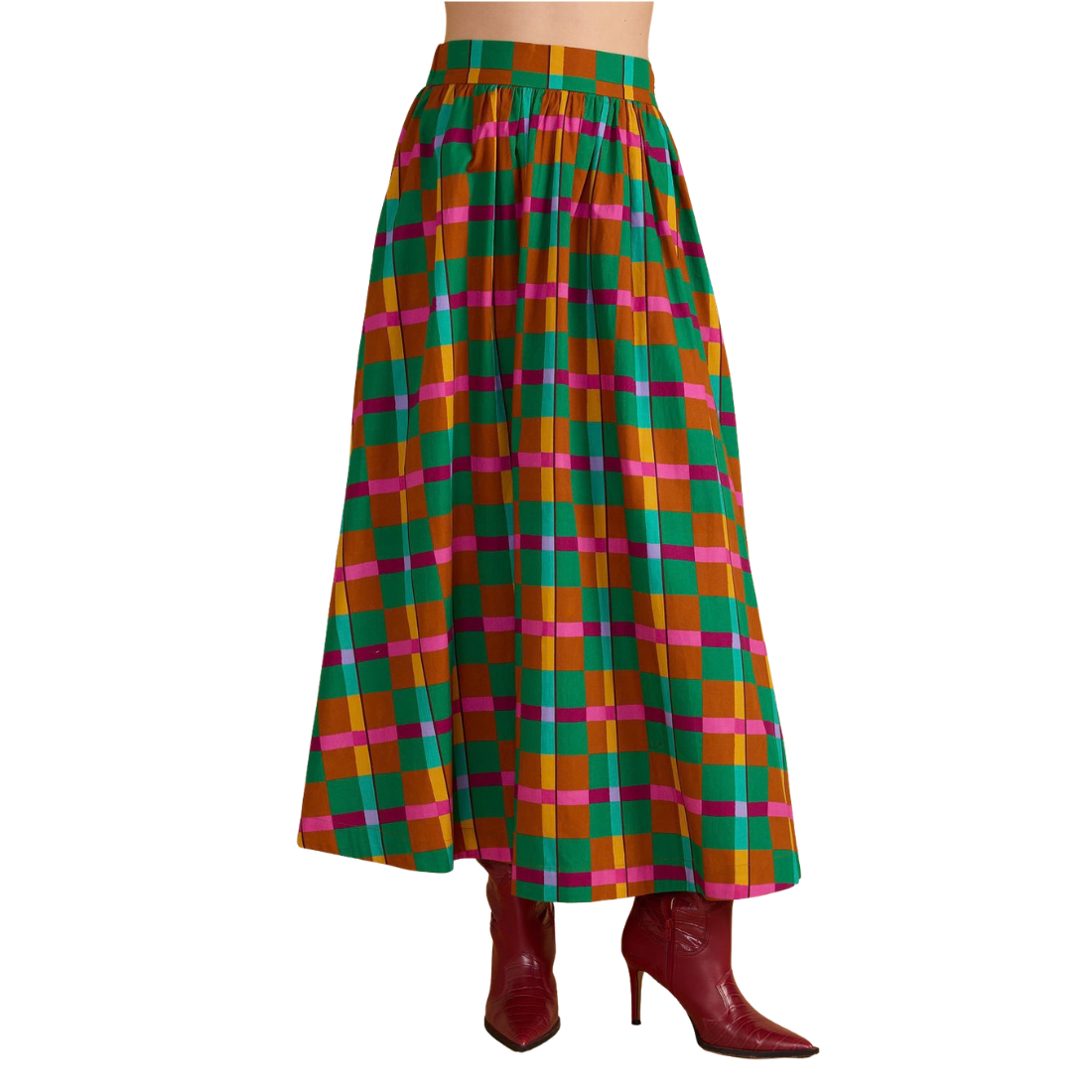 Double A Maeve Skirt Tartan