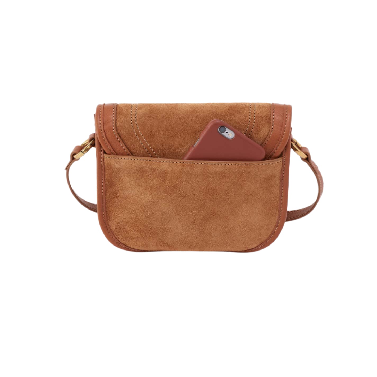 HOBO Kiva Oak Barrel Suede Crossbody