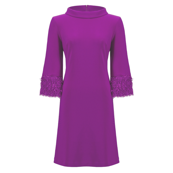 Joseph Ribkoff Silky Knit Novelty A-Line Dress