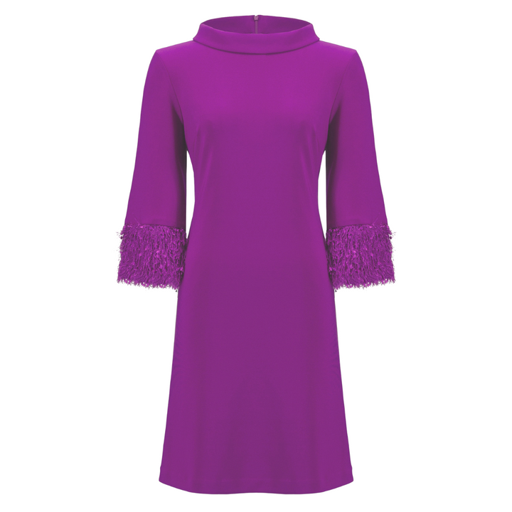 Joseph Ribkoff Silky Knit Novelty A-Line Dress
