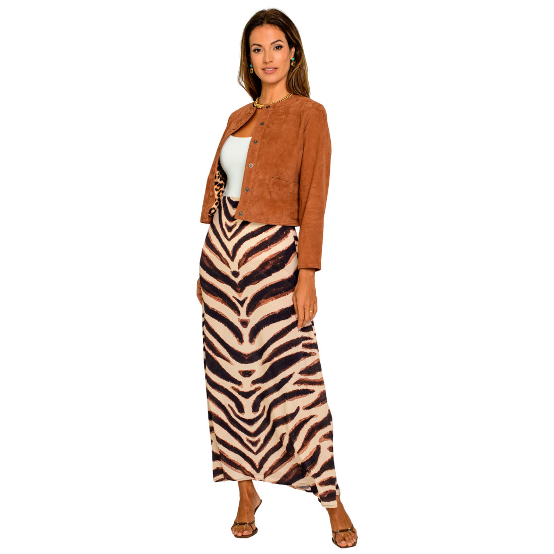 Elizabeth James Anita Skirt Zebra