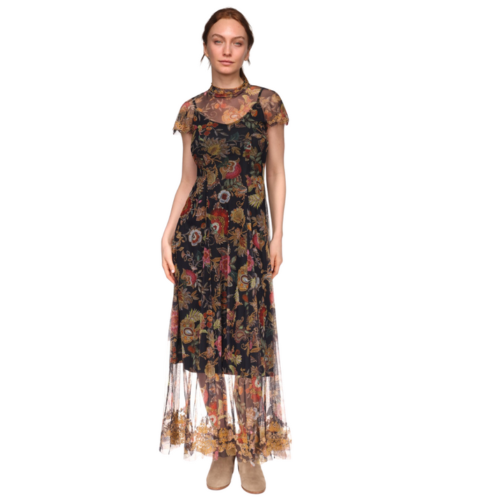 Johnny Was Kaimarie Mesh Dress Lowri