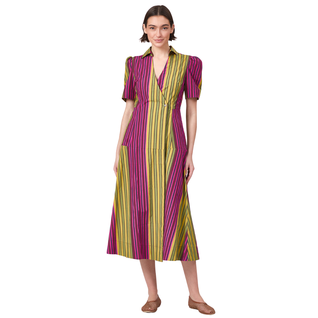 Livro Clark Dress Wildberry Stripes