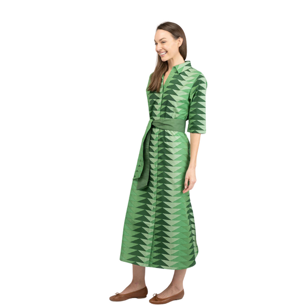 Beau & Ro Eloise Dress Bagru Triangle