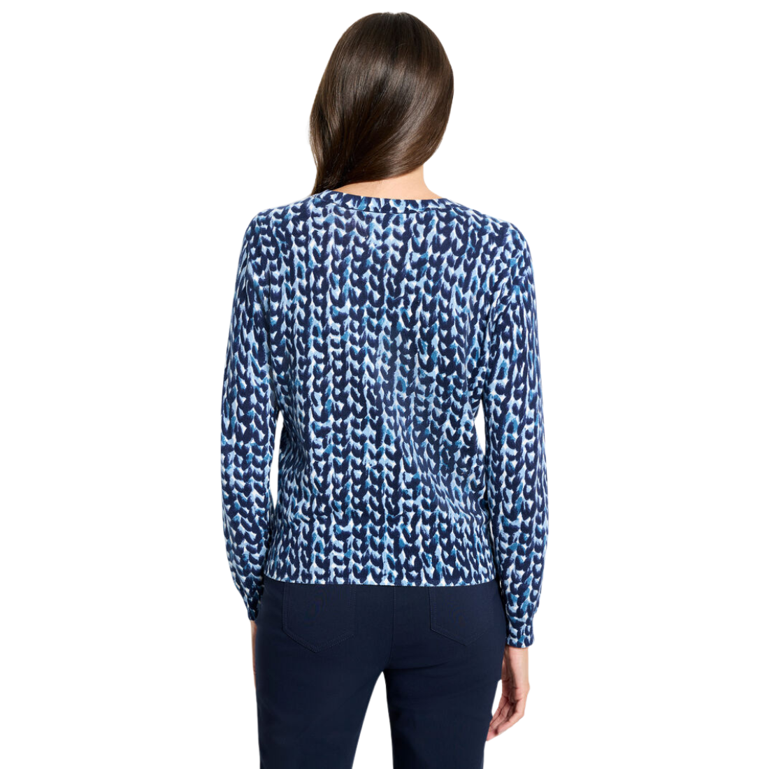 Nic + Zoe Knit Stitch Cotton Sweater