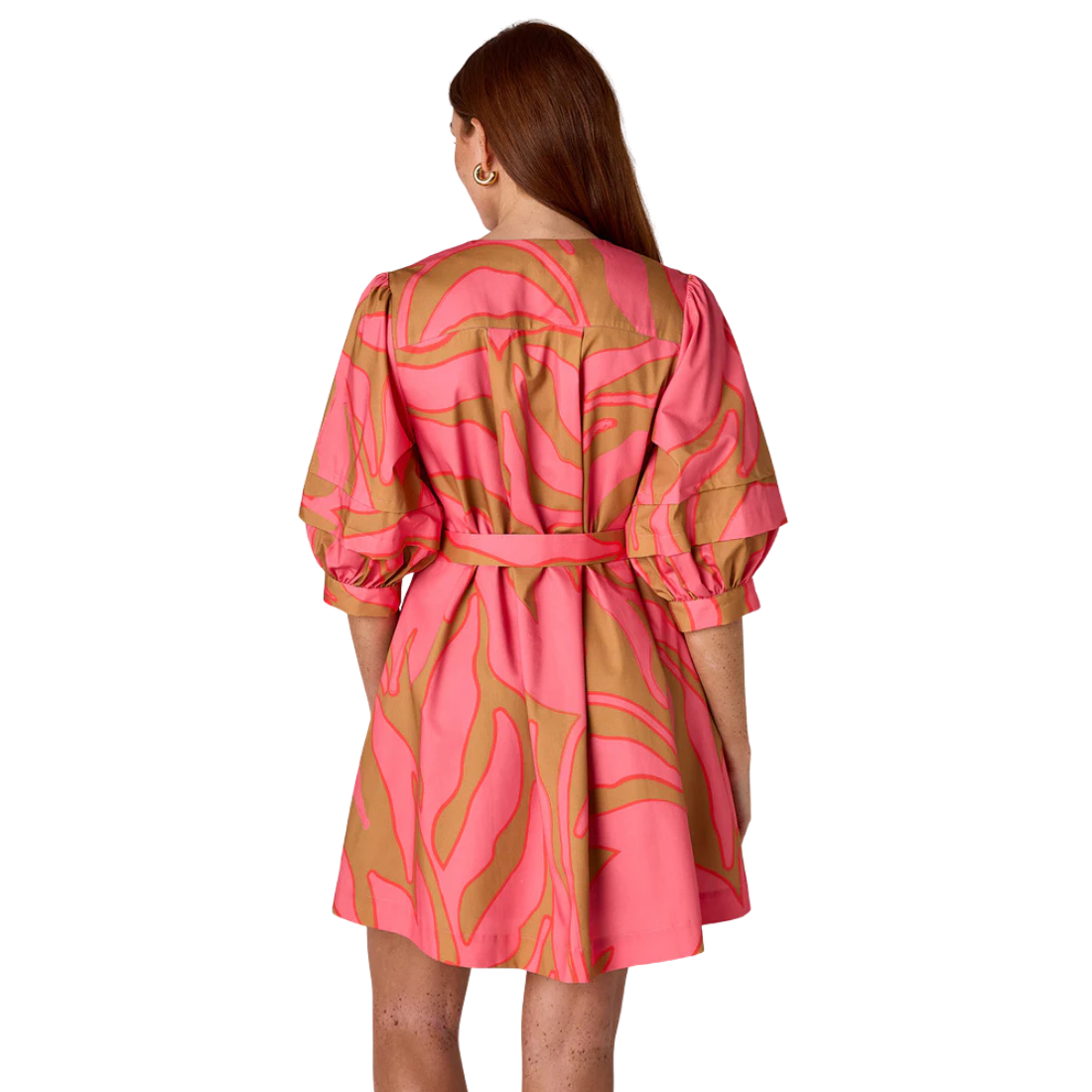 Crosby Lennie Dress Pressed Floral