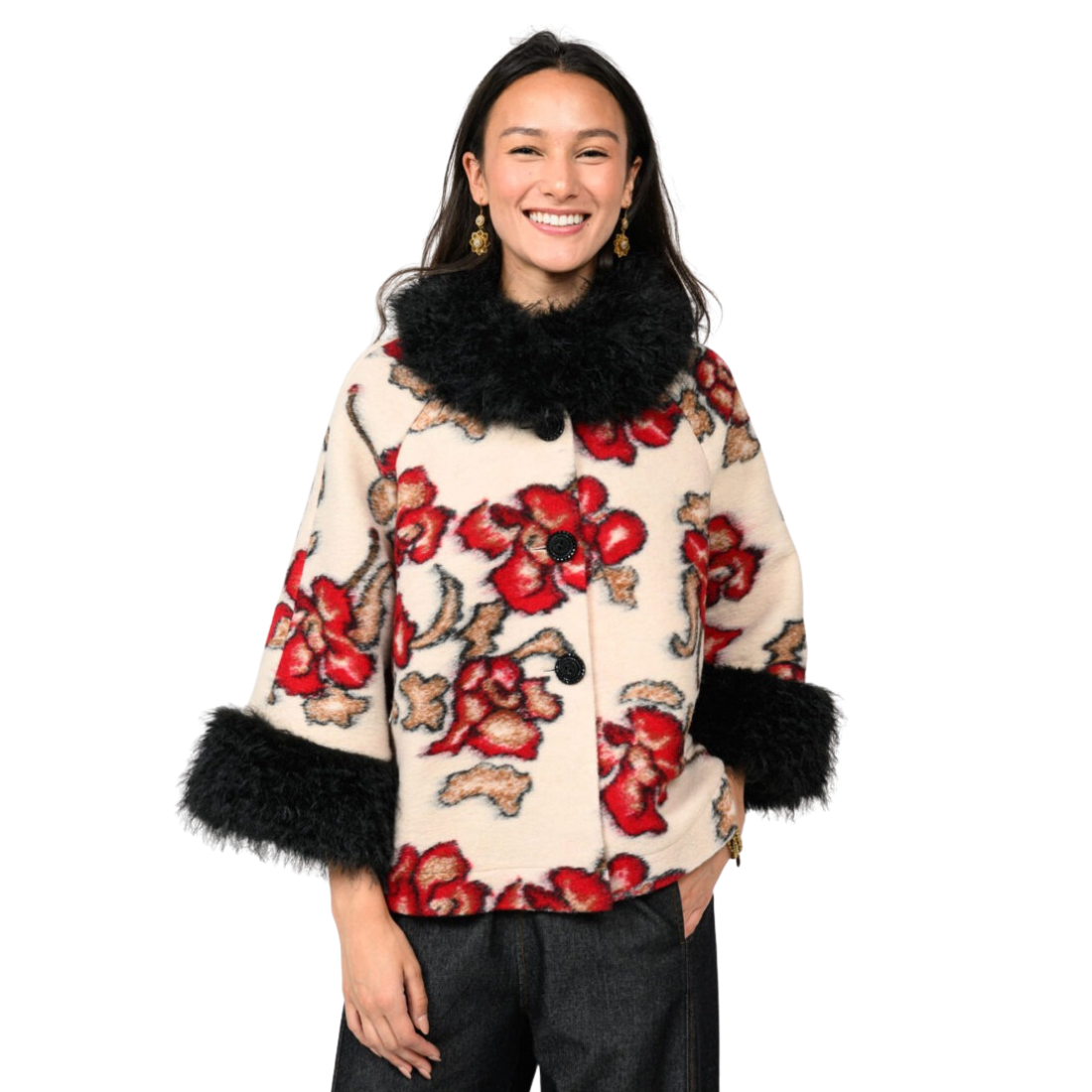 Ivy Jane Shadow Roses Jacket – Amelia's Apparel