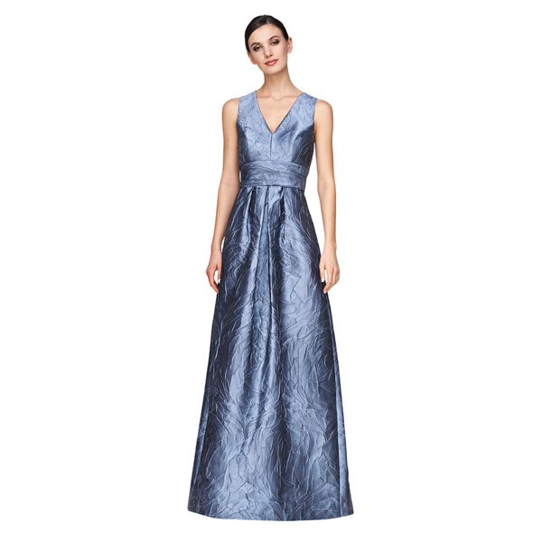 Kay Unger Mariah Gown Mediterranean Blue
