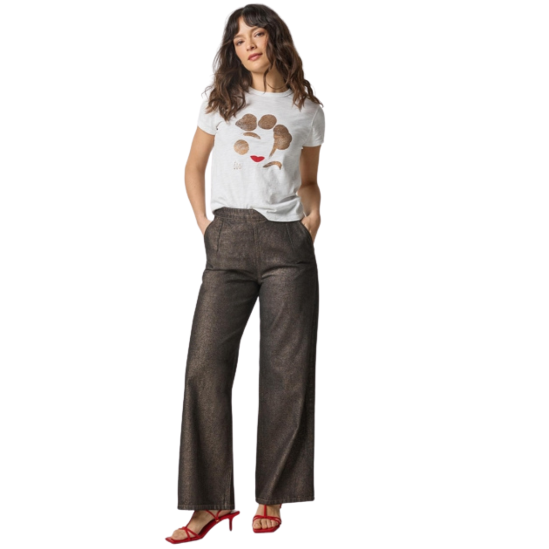 Lilla P Metallic Pant