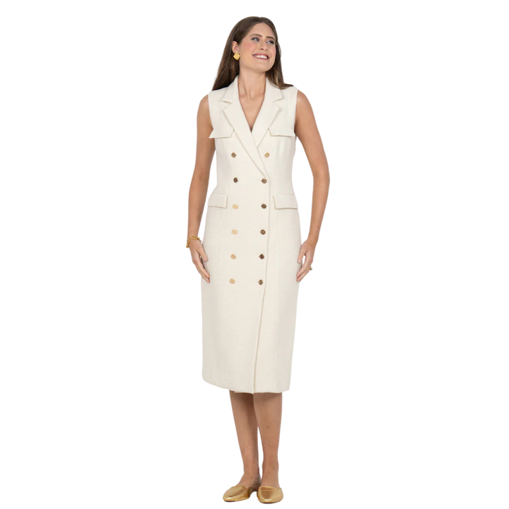 Emily McCarthy Kelly Dress Winter White