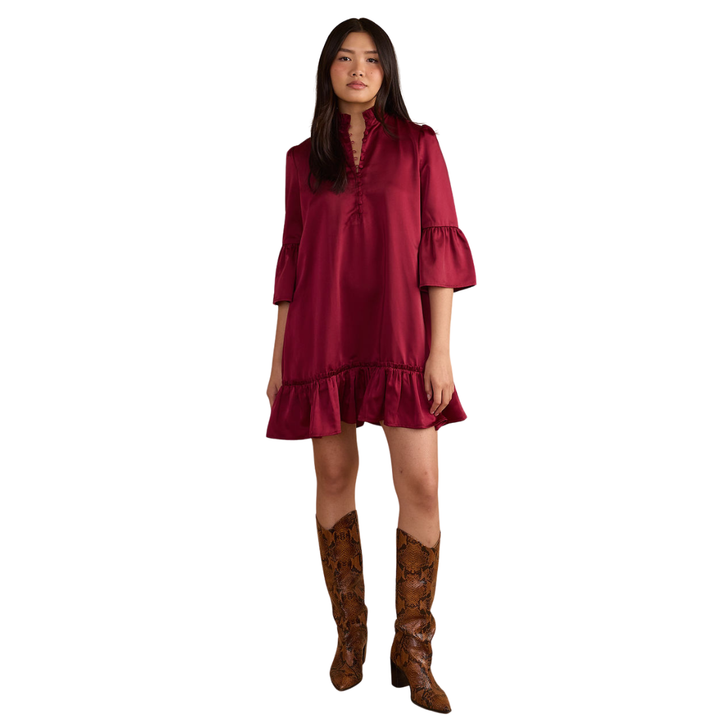 Double A Chelsea Dress Beet Red