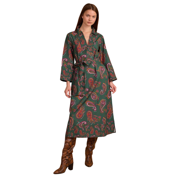 Double A Lee Dress Winter Paisley