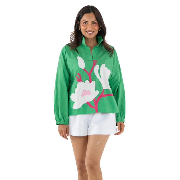 Emily McCarthy Long Sleeve Poppy Dutch Garden