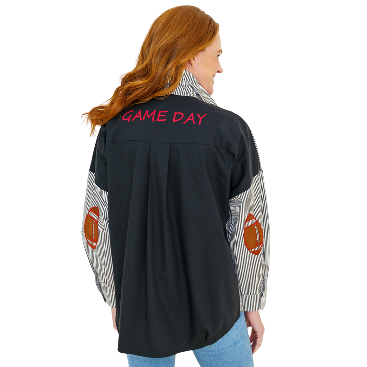 Caryn Lawn Preppy Football Shirt