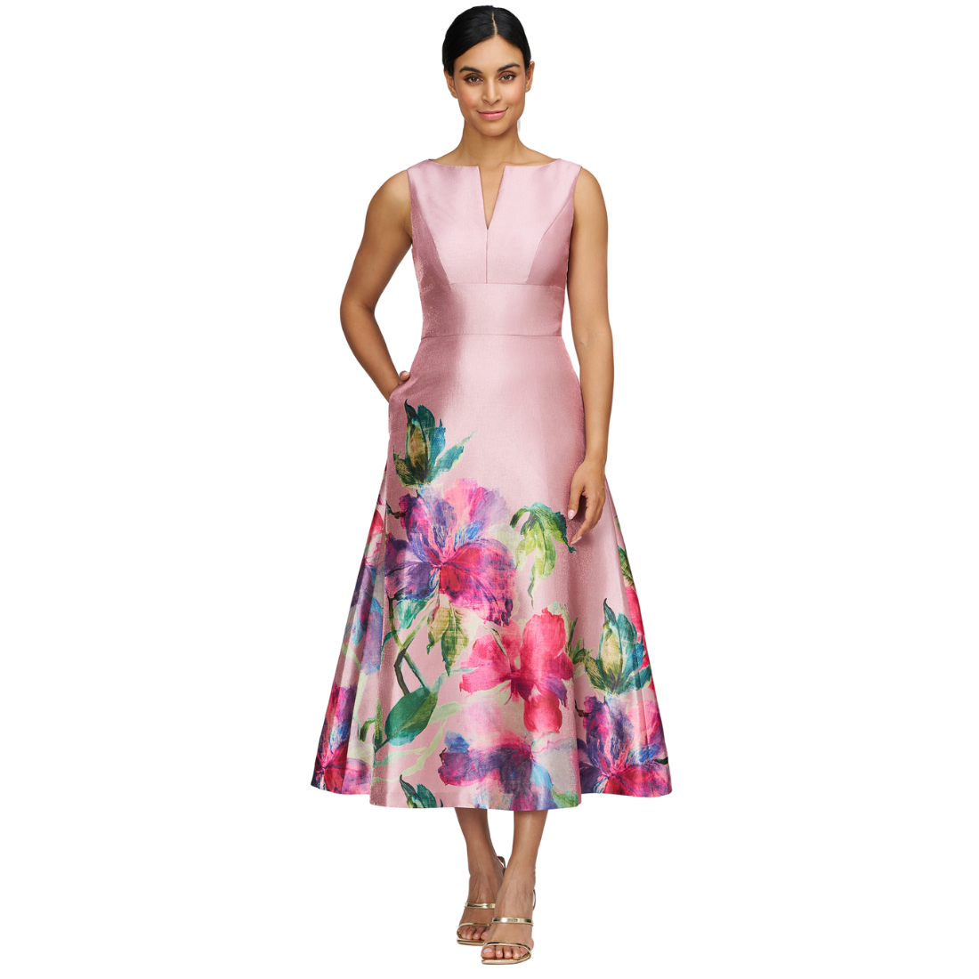 Kay Unger Marlene Tea Length Dress 8 Kay Unger Marlene Tea Length Dress 8