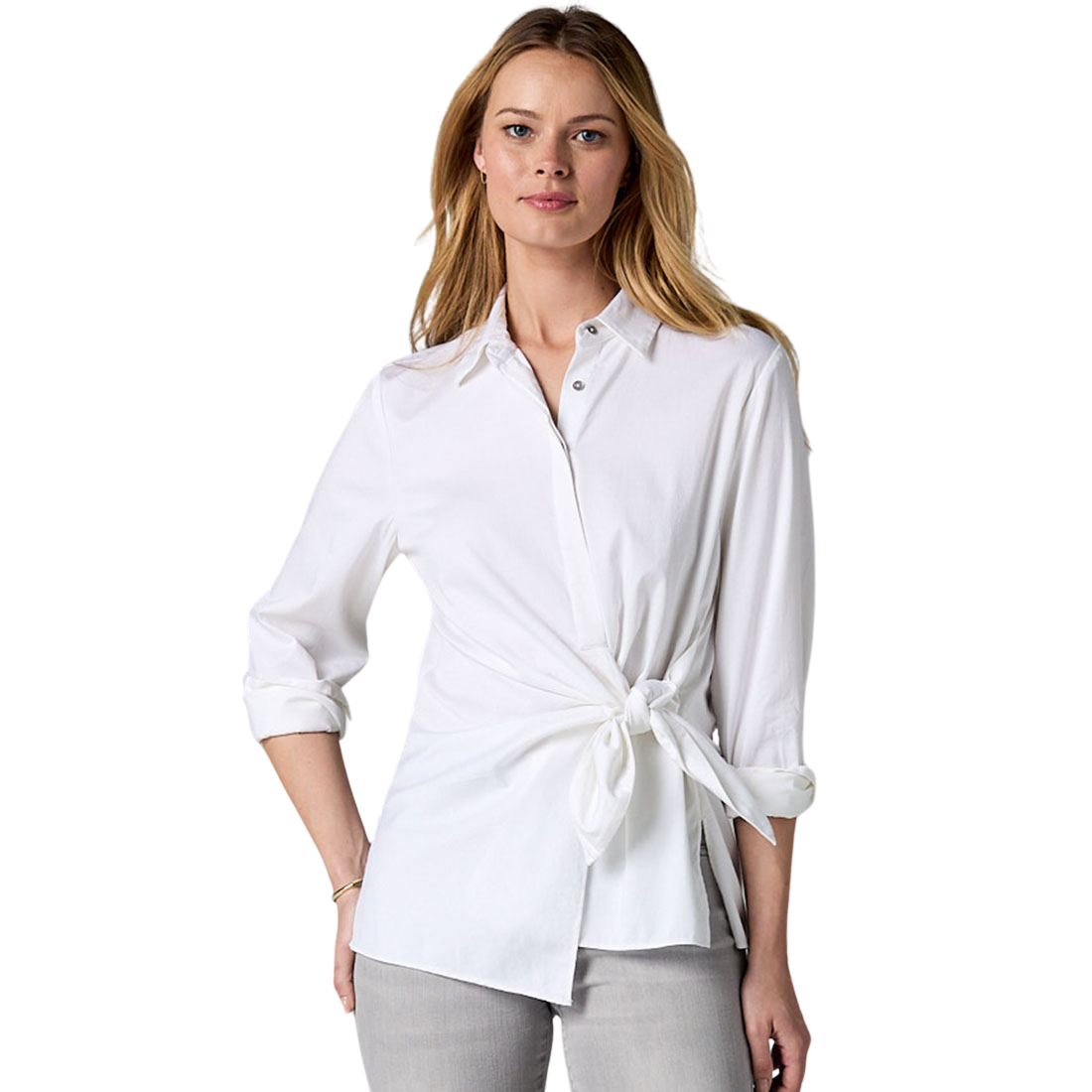 Nic + Zoe Side Tie Shirt – Amelia's Apparel