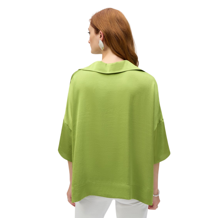 Joseph Ribkoff Hammered Satin Boxy Top