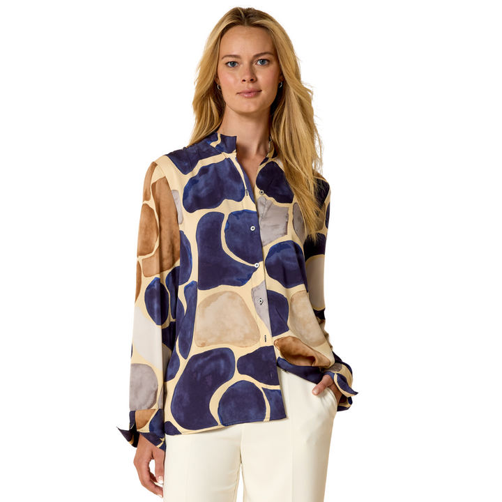 Nic + Zoe Playful Pebble Woven Top