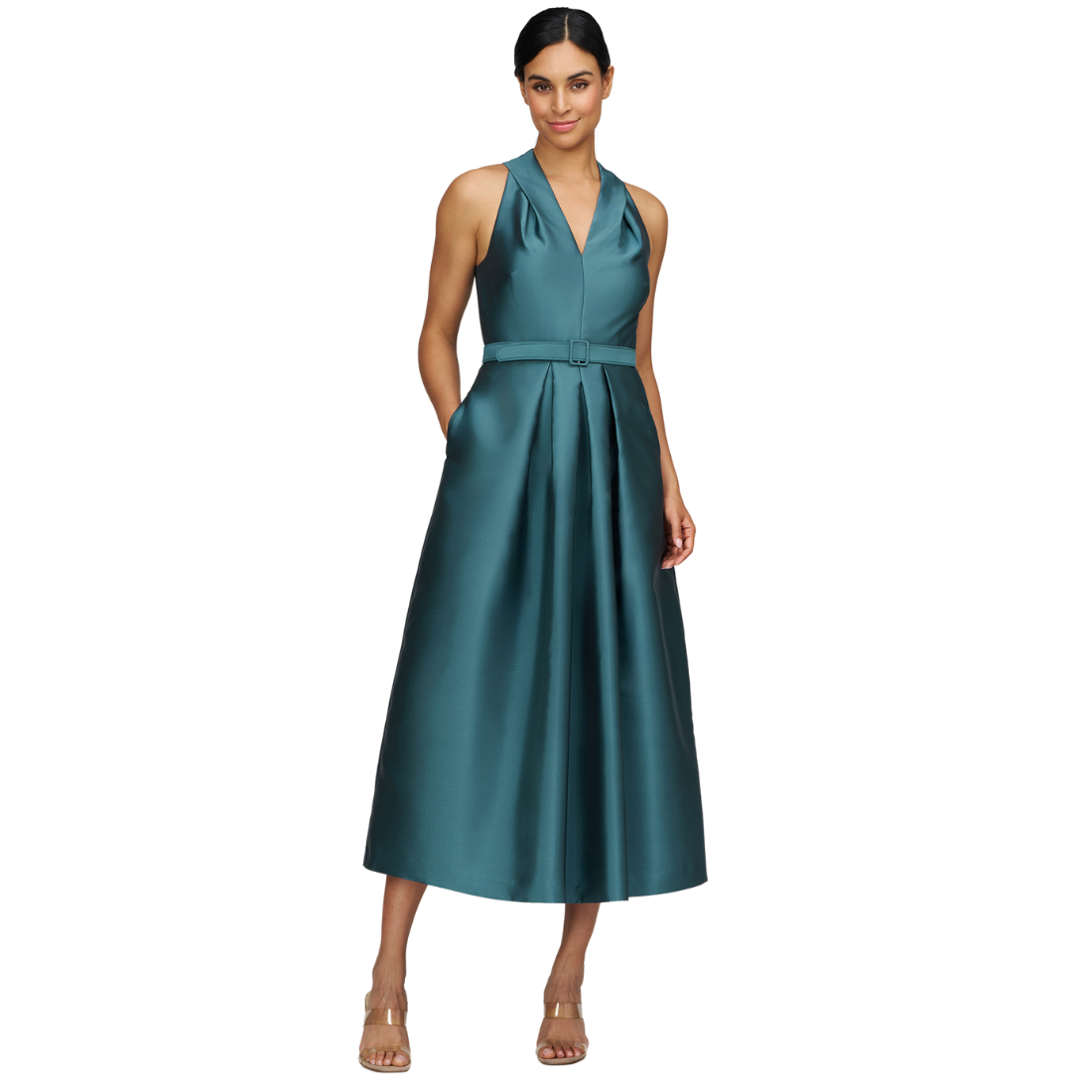 Kay Unger Tinsley Tea Length Dress 10