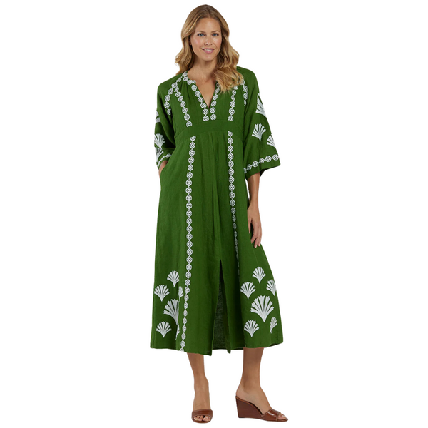 Jude Connally Clementine Dress Garden Green