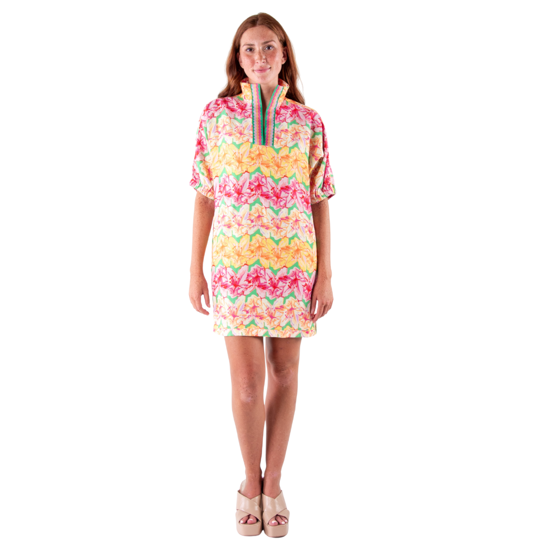 Emily McCarthy Poppy Dress Azalea – Amelia's Apparel