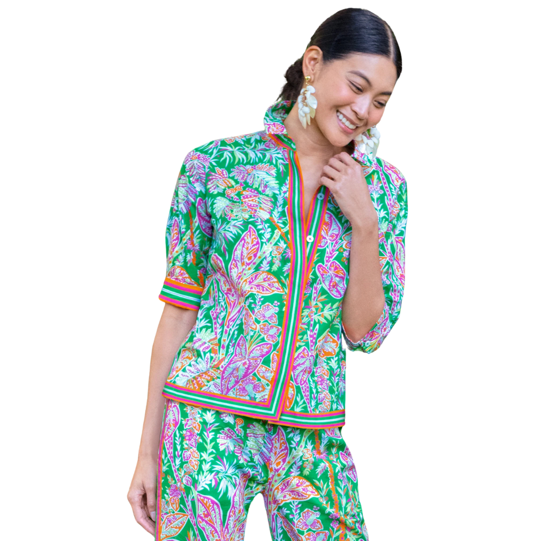 Gretchen Scott Effortless Top Vintage Vines