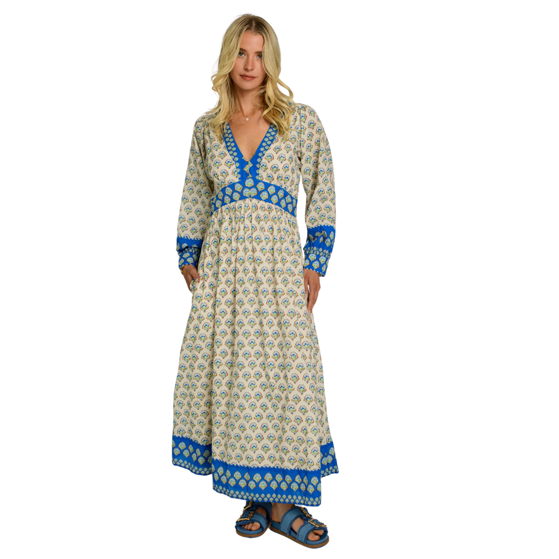 Elizabeth James Harriett Dress Tulip Ivory