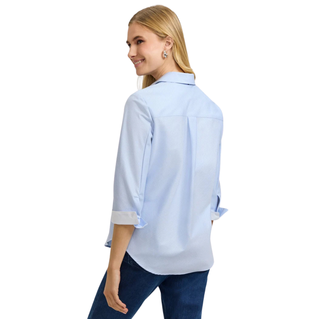 Foxcroft Margie Dobby Stripe Shirt