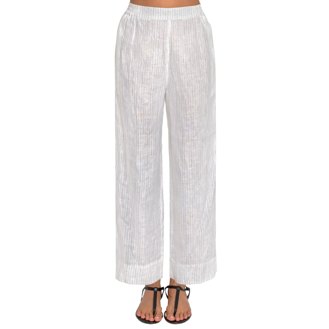 Gretchen Scott Effortless Linen Pants Stripe It