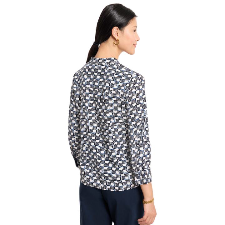 Nic + Zoe Basketweave Ecovero Top