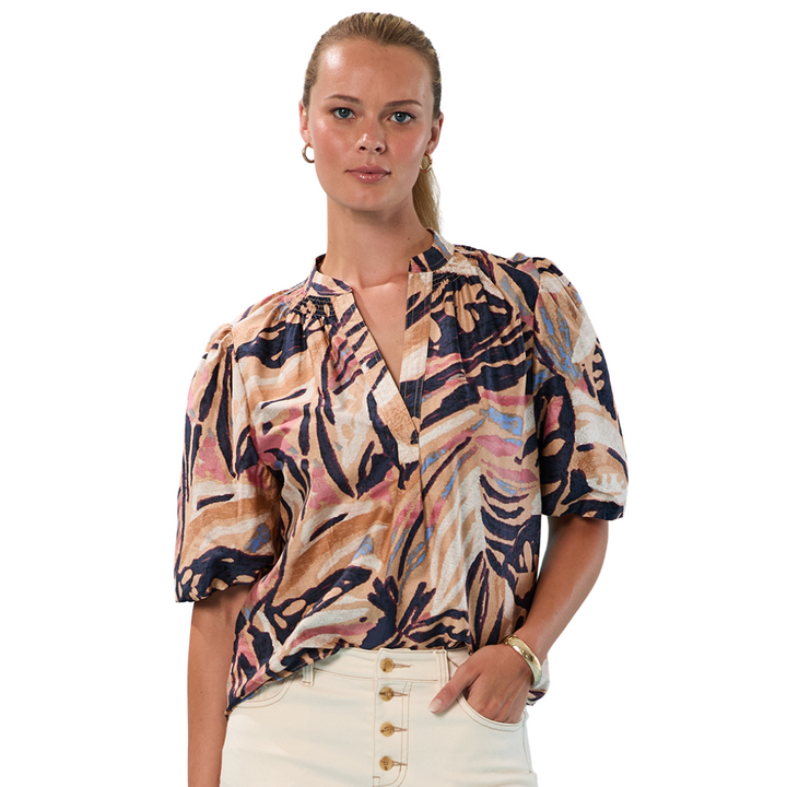 Nic + Zoe Terracotta Garden Top