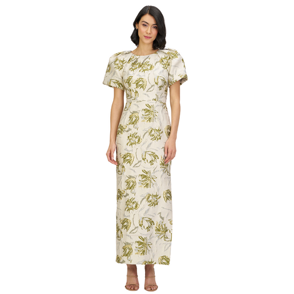 JS Collection Penny Ankle Jacquard Gown