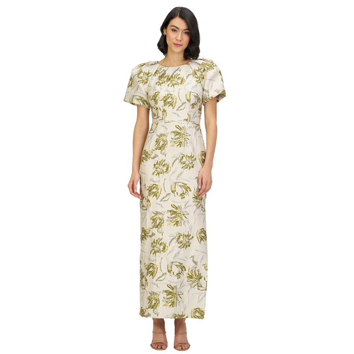 JS Collection Penny Ankle Jacquard Gown