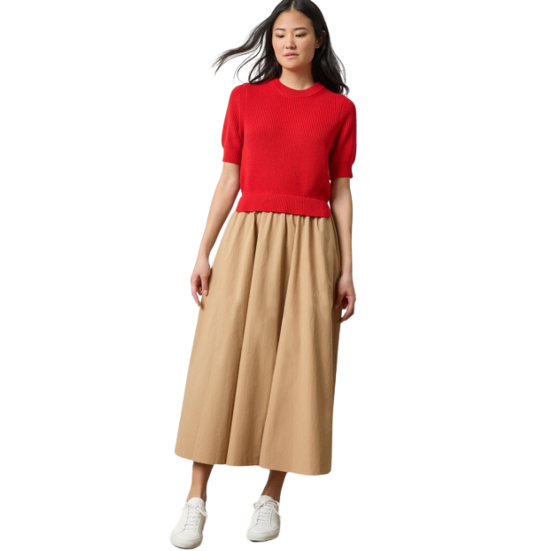 Lilla P Mixed Media Dress