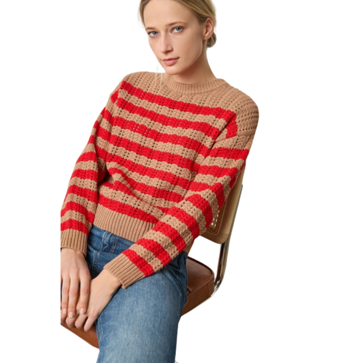 Lilla P Stripe Stitch Sweater
