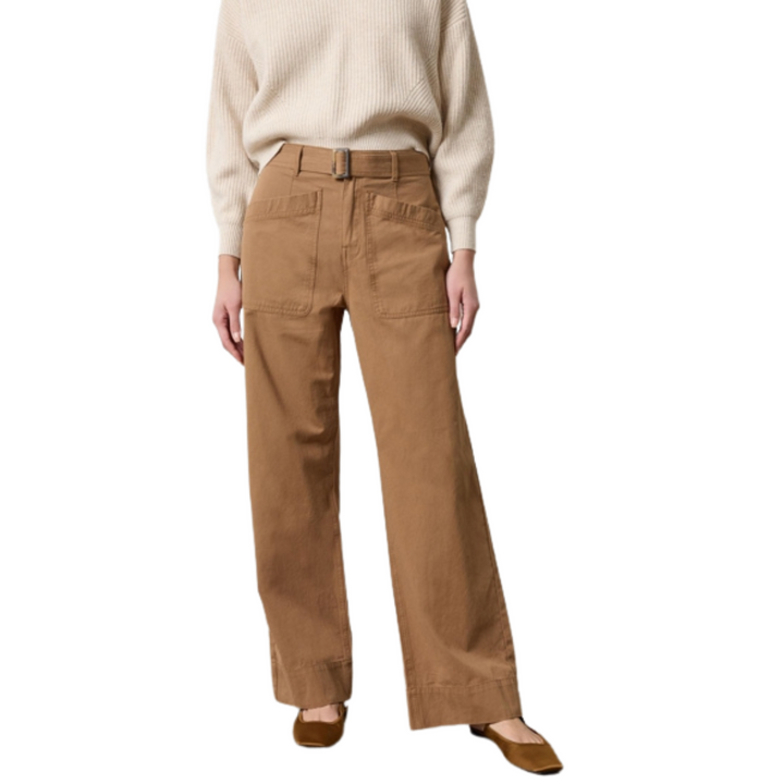 Lilla P Slant Pocket Twill Pant