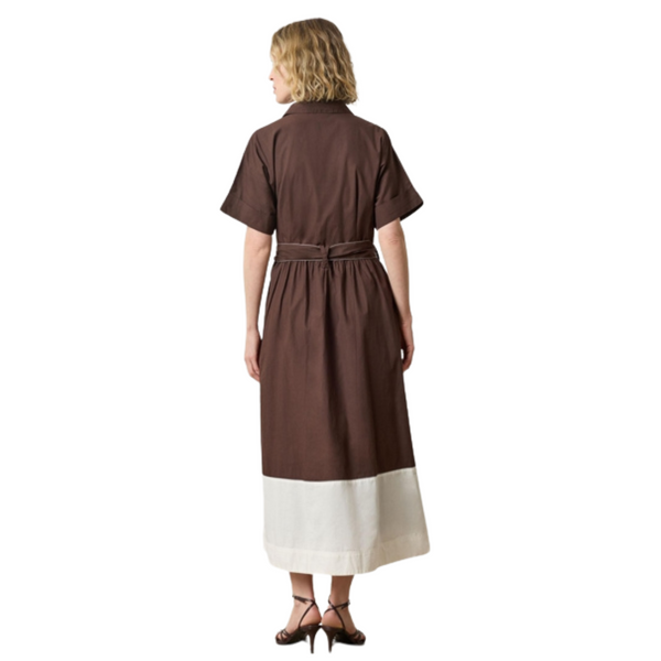Lilla P Collared Maxi Shirt Dress