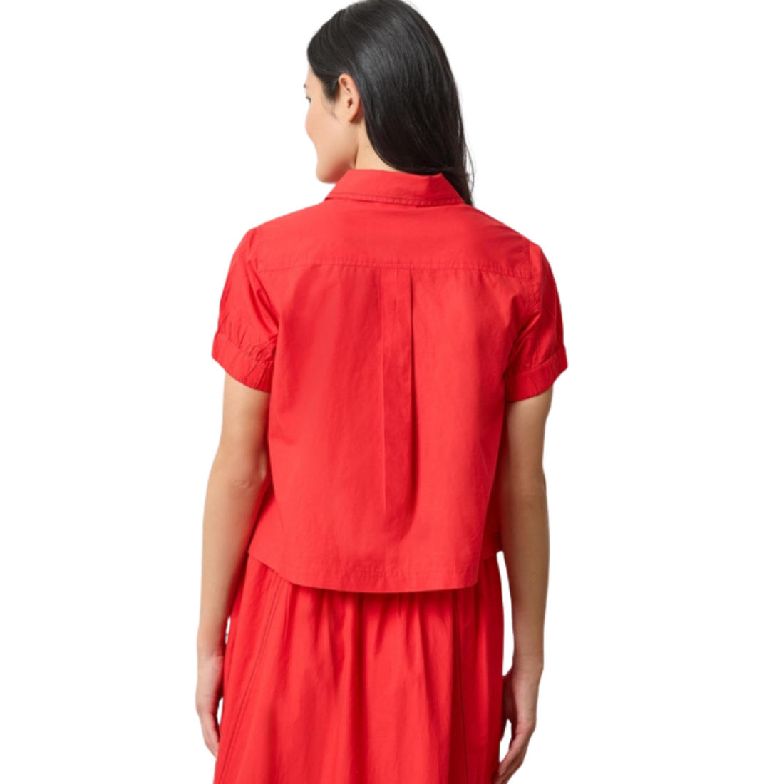 Lilla P Elastic Cuff Button Down