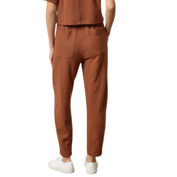 Lilla P Belted Waffle Pant