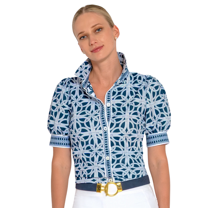 Gretchen Scott Puff Sleeve Top