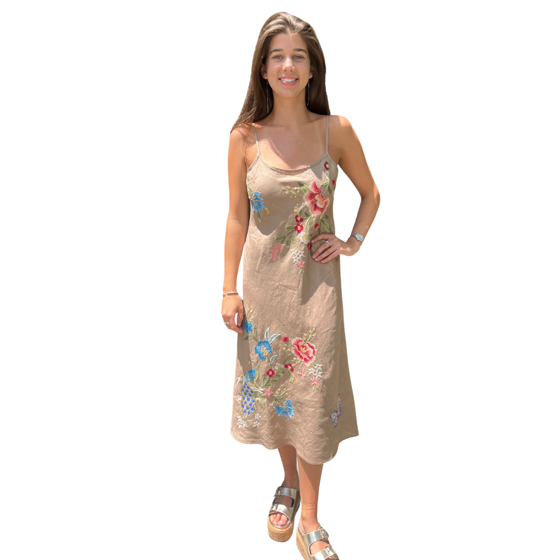 Johnny Was Nicolette Slip Dress - Main Image