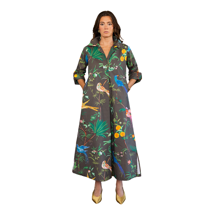 House of MBR Ruthie Maxi Dress Feather