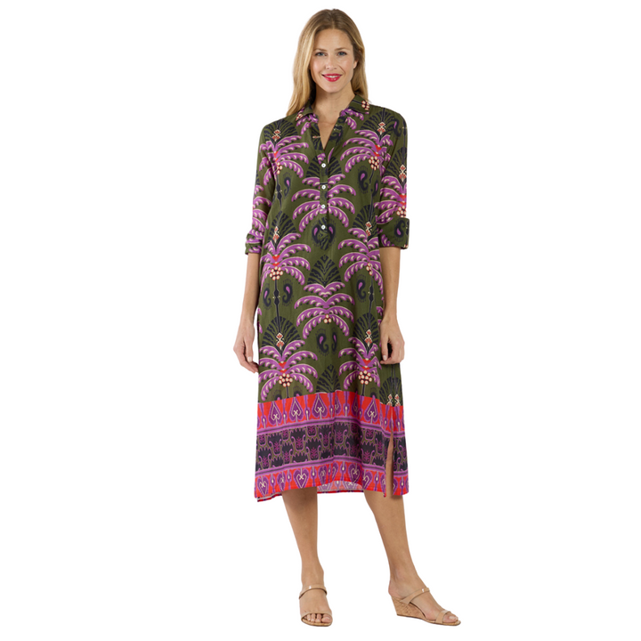 Jude Connally Kallan Dress Frond Loden