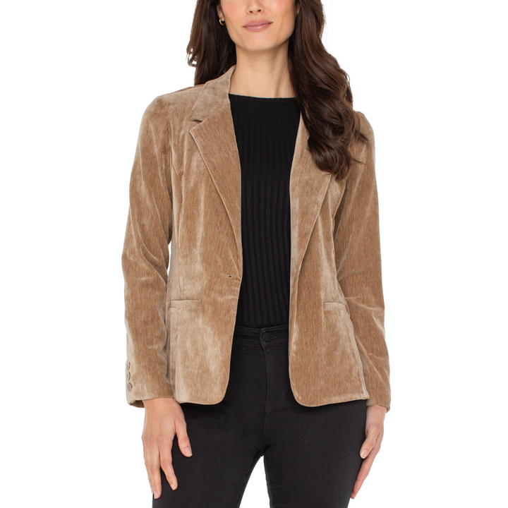 Liverpool Fitted Blazer Harvest Khaki