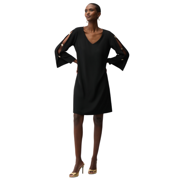 Joseph Ribkoff Slit Sleeve Trapeze Dress