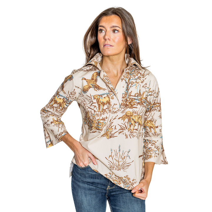 House of MBR Ruthie Top Field & Feather